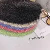 Wide Brim Hats Bucket Winter Women's Bright skein knit Plush Warm Fashion Furry Outdoor Hip hop Fisherman's 221128