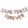 Christmas Decorations Bachelorette Party Decorations Same Penis Forever Foil Balloon Set Hen Party Accessories Globos Wiht Rose Go2909255