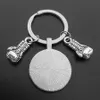 New Sport I Love Boxing Gloves Key Chain Kicking Pendant DIY Keychain Gift Boxings Lovers Keyring