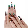 Appuyez sur Nails Luxury False Nail Ballet Armour Peacock Girl Portrait amovible False Fingernail