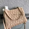 Designers new style Adopt top imported lamb skin graceful bag Middle zipper partition layer Brass hardware fittings fashion bags