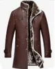 Cuir pour hommes Faux Vêtements pour hommes Véritable mouton manteau naturel Parka d'hiver vraie fourrure longue peluche épaisse vestes en peau de mouton surdimensionnées pour homme M-5XL 221128