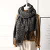 Scarves Women Cashmere Wraps Female Classical Tassel Bufanda Pashmina Foulard 200 70cm Oversize Leopard Print Shawl