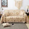 Housses de chaise de style européen Vintage Chenille Jacquard Lace Sofa Throw Cover All-inclusive Dust Couch Slipcover Protector Serviette antidérapante