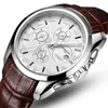 Armbanduhren Karneval Männer Uhren Automatische Mechanische Uhr Saphir Reloj Hombre Wasserdichte Armbanduhren C-8629-4