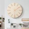 Zegary ścienne prostocie zegara salonu dekoracyjny domowy kreatywny kwarc cichy ruch dokładny czas z 1 haczykiem