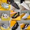 Uomo Donna Designer Flow Sneakers Scarpe Low-cut Nylon Runner Scarpe da ginnastica Piattaforma Pelle Nero Bianco Top sportivo Pelle scamosciata Cerniera Runner in gomma Scarpe da esterno Taglia 38-46 NO259