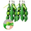 Fidget Toys Pack Anti Stress Peas Squishy Squeeze Decompression Toys Kawaii Funny Peanut Keychain Child Adults Toy