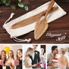 Dinnerware Sets Wooden Cake Server And Cutter Set Rustic Pie Pastry Gift For Wedding Bridal Shower