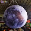 Boules de lune suspendues gonflables HD, jouets de sport, ballons de planètes à gonflage, pour fête, événement, spectacle, décoration