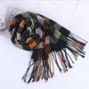 Barn halsdukar barn designer pl￤d halsduk tjej tassel check wraps fransade vanligt mode utomhus sjal klassisk tartan vintergitter krage tillbeh￶r 37 f￤rg bc120