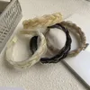 Frühling Mode Kette Geflochtenes Haarband Stirnband Frauen Mesh Strass Stirnbänder Mädchen Haar Zubehör Kopfbedeckungen