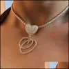 Pendentif Colliers Az Lettre Cursive Coeur Pendentif Glacé Cubain Collier Pour Les Femmes Initiale Zircon Lien Chaîne Ras Du Cou Hip Hop Dhgarden Dhqpb