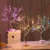 Veilleuses 36/108 lumière LED Mini arbre de noël fil de cuivre guirlande lampe pour la maison enfants chambre décor fée luminaire