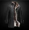 Cuir pour hommes Faux Vêtements pour hommes Véritable mouton manteau naturel Parka d'hiver vraie fourrure longue peluche épaisse vestes en peau de mouton surdimensionnées pour homme M-5XL 221128