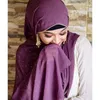 Bubble Chiffon Diamond Rhinestone Shawl Scarf High Quality Shimmer Beads Headband Wrap Foulard Muslim Hijab