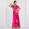 Stage Draag Aankomst Oosterse danskostuumjurk Tops rok Schouder sjaal SCANF India Bollywood Dancing Kleding voor vrouwen mooie pakken