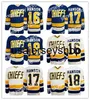 Maglie da hockey 2016 Brothers Charlestown Slap Shot Movie CCM 16 Jack Hanson 17 Steve 18 Jeff 7 Reggie