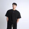 남성용 T 셔츠 2022 여름 스트리트웨어 대형 셔츠 TSHIRT 남자 폴리 에스테르 야외 스포츠 공식 짧은 탑 티셔츠 피트니스 남성 의류