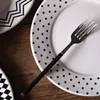접시 세라믹 서빙 플레이트 흰색 엘 테이블웨어 가족 부엌 스테이크 파스타 서양 저녁 식사
