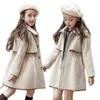 Coatar inverno meninas adolescentes jaquetas longas jackets de roupas para fora de roupa casual crianças casuais casaco de lã de lã para adolescentes roupas de inverno 221128