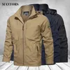 Chaquetas para hombres Hombres Cortavientos Otoño Manga larga Sólido Casual Deporte Cremallera Al aire libre Abrigo impermeable Ropa masculina Outwears 4XL 221129