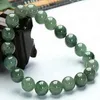 Bracelet de perles de jade néphrite Hetian 100% naturel chinois 12MM