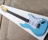 6 Strings Blue Relic Guitar Guitar com captadores SSS personalizáveis