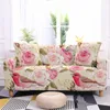 Chair Covers Rose Flowers Sofa Cover Sectional Couch Stretch Slipcovers For Living Room Office Home Furniture Protector 1/2/3/4 Seater