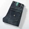 Jeans da uomo firmati Designer Moda di lusso Slim Elastic Bee Pantaloni da lavoro di marca Pantaloni Stile classico Pantaloni da uomo in denim per il tempo libero Grandi cantieri N8X9