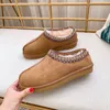 Kobieta Tasman Slipper Platform Boots Mini Snow Bot Australia Furt Bottes Women Brown Tazz Slipper Winter Buty Botas de Mujer