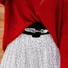 ベルトアロイチェーンベルトスキニー薄い弾性バックルファッションシックな女性のウエストバンドチェーンガールズマザーウェディングウエディングドレス