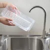 Storage Bottles Vegetable Fridge Seal Pack Keep Fresh Drainage Container Freezing Food Drain Box Refrigerator Organizer