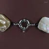 Ras du cou Unique Style Punk pierre perles collier bijoux à la main coquille fleur fiançailles pour les femmes TN145