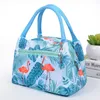 Storage Bags Fresh Cooler Portable Oxford Fabric Lunch Bag Food Insulated Reusable Picnic Bento Thermal Box Container Zipper BagLT192