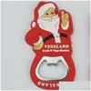 Apribottiglie Cartoon Buon Natale Apribottiglie di birra Pvc Apriscatole a forma di Babbo Natale Fit Bomboniera Colore rosso 0 8Ht E1 Drop Delivery H Dh4Z0