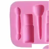 Выпекание формы DIY SILE для выпечки формы для выпечки пирожные мыло 3D моды косметическая красота помада форма пищевой инструмент Выпекать высококачественное 1 4SK G DHS3C