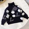 Kids Fashion Sweaters Tops Boys Girls Pullover Autumn Winter Unisex Baby Sweatshirts Children Keep Warm Letter Printed Sweater Clo5997041