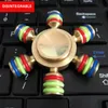 Spinning Top Spinner Rainbow Metal Copper Bearing Brass Fidget For Autism Adult Anti Relieve Stress Hand Toy Spiner 221129