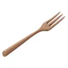 Dinnerware Gets Salad Wooden Dinner Fork Handmade Teaspoon Kitchen Gadget