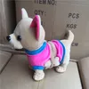Plush Dolls Electronic Pet Robot Dog Zipper Spacerujący śpiewając interaktywna zabawka z torbą dla dzieci Prezenty urodzinowe 221129