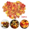 Decorative Flowers Fall Bridal Shower Decorations Artificial Crafts Scene Props Autumn Leaves Fake For Thanksgiving Weddings Parties