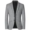 Men's Suits Blazers Thin Blazer Men Jacket Spring Non Ironing Solid Business Casual Clothing Wedding jackets BSX102 221128