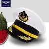 Berets Navy Captain Cap Seaman Big Stage Performance Hat Mens Fedora 2022