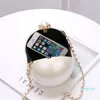 Borse da sera Fashion Design Pearl Ball Party Donna Borse Global Spherical Acrylic Hard Case Shoulder Small Crossbody Bag 221128