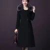 يمزج الصوف النسائي معطف الأزياء عالي الجودة من الصوف الخريف الشتاء الطول المتوسط ​​الطول الكوري غير الرسمي JK286 221128