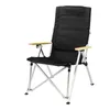 Camp Furniture Three-Speed Adjustable Outdoor Camping Chair Long Back Folding Recliner Garden Picnic Beach Relaxation