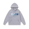 Herrspårar Trapstar Street Trend Hoodies Thandduk med hög kvalitet Fleece Sweatshirt Män kvinnliga träningsdräkter PulloverSweatpants Suits 221128