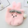 Storage Bags Cute Cartoon Plush Bag Bow Drawstring Pocket Rope Women Mini Sanitary Napkin Toiletry Travel Cosmetic