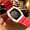 Multifunção Superclone relógios designer de relógios de pulso Mecânica de luxo de luxo assistir Richa Milles Wristwatch Designer Hollow Dial com original